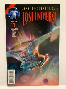 GENE RODDENBERRY'S LOST UNIVERSE - VOL.1 NO.1 - APRIL 1995 with cards VERY FINE - Picture 1 of 12