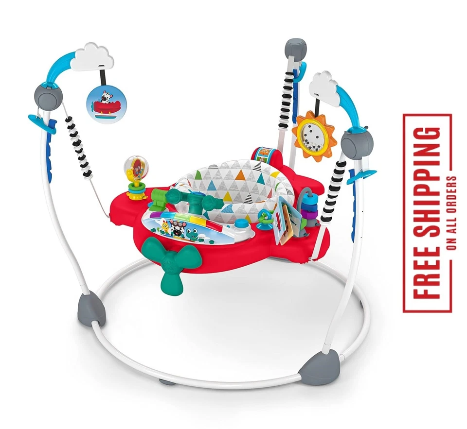 Ocean Explorers Airplane Adventure 2-in-1 Activity Jumper Lights - Image 1 of 4