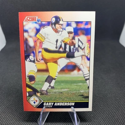 1991 Score GARY ANDERSON #121 Pittsburgh Steelers - Image 1 of 2