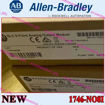1746-NO8I/A New Sealed AB 1746 NO8I SLC 500 Analog Current Output Module US - Image 1 of 3