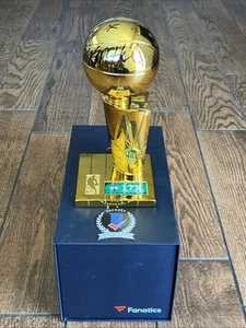 Kevin McHale signed Larry O'Brien Replica Fanatics Trophy Beckett Witnessed - Picture 1 of 7