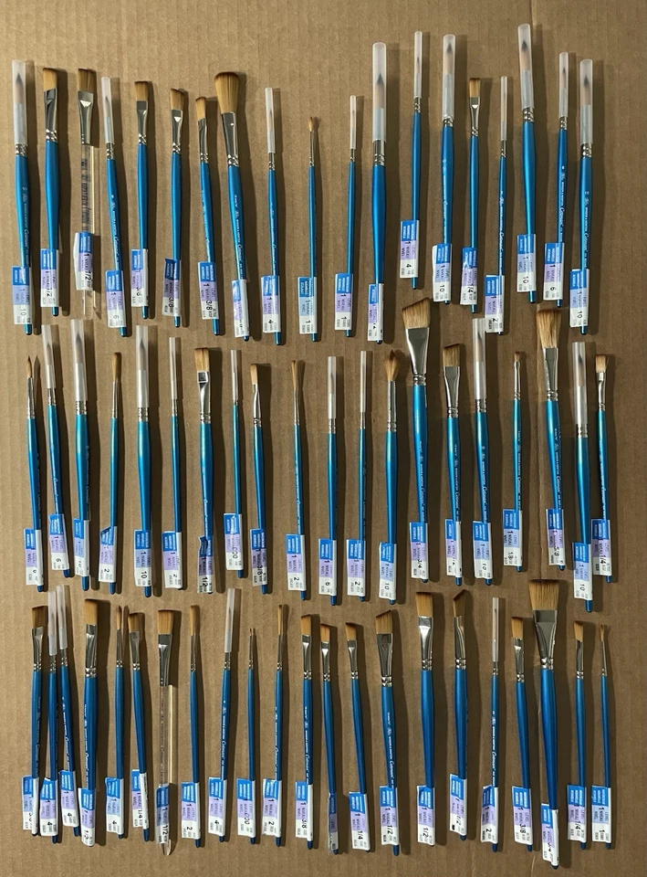 Pinceles de acuarela Winsor & Newton Cotman - Lote de 61 - NUEVO Foto 1 de 1