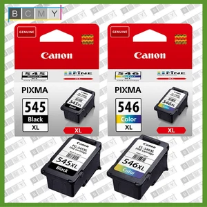 Original Canon 545XL Black / 546XL Colour Ink - For Canon PIXMA Printers - Picture 1 of 1