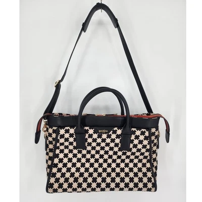 Spartina 449 Daufuskie Island Linen and Leather Weekender Bag - Image 1 of 4