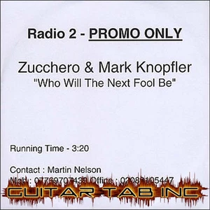 MARK KNOPFLER Digital Guitar Tab Lessons Disc Who Will Next Fool Be ZUCCHERO - Picture 1 of 3
