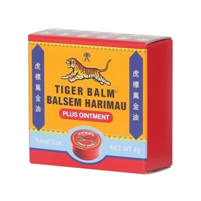 12xOriginal Tiger Balm Plus Ointment 4G (Travel Size-Without Box) FREE SHIPPING  - Image 1 of 4
