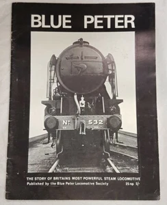 Vintage Steam Train Souvenir Guide: Blue Peter Steam Locomotive - Picture 1 of 3