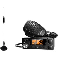 CB Radio and Tram 40-Channel Bearcat Antenna Kit Compact Radio S/RF Meter