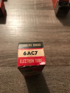 STANDARD BRAND 6AC7 Electron Tube NOS Untested - - Picture 1 of 2