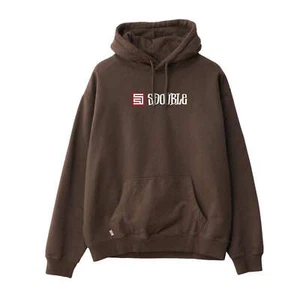 S-Double S-Cube Block Hoodie Chocolate - Picture 1 of 6