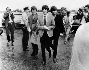 8x10 Print Beatles John Lennon Paul McCartney Denver CO 1964 #5501667 - Picture 1 of 1
