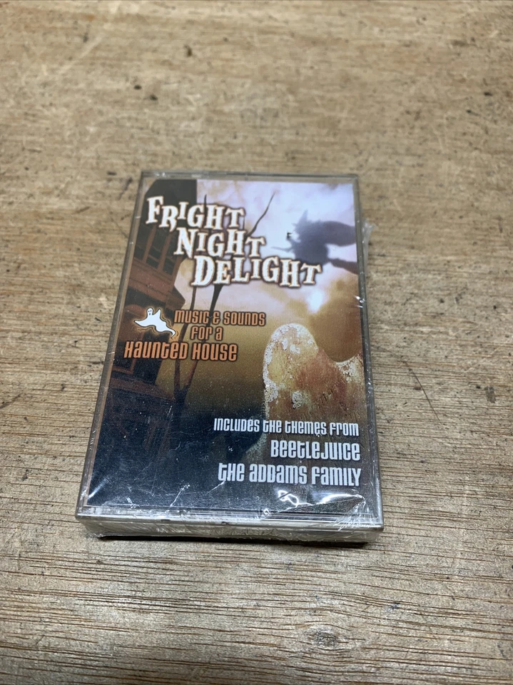 FRIGHT NIGHT DELIGHT Cassette Tape 1999 Halloween Themes Sounds Roy Shakked - Image 1 of 2
