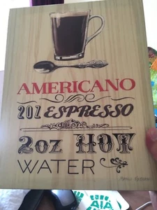 TANG-WA6102771823C-Americano by Marco Fabiano Wall Art 14 X 10 INCHES - Picture 1 of 4