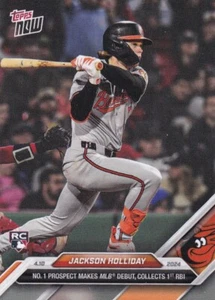 2024 Topps Now #61 Jackson Holliday Rookie Card RC (A) - Picture 1 of 2