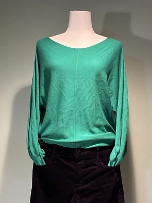 Max Studio Knit Raglan Sleeve Pullover GreenSweater Size XL. - Image 1 of 4