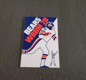 Pocket Schedule NFL Chicago Bears 1984 Schedule Card APA - Picture 1 of 2