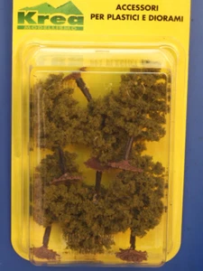 Alberi per modellismo verde bruciato 6 pz. H.cm. 6,5 HO-1:87 Krea - Imagen 1 de 1