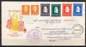 v. RIEBEECK HERDENKING op SPEC. ENV. SCHIPHOL 25.MAART'52 KAAPSTAD Sr336 - Imagen 1 de 2
