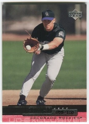 2000 00 UPPER DECK EXCLUSIVES JEFF CIRILLO /100 Colorado Rockies - Image 1 of 2