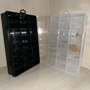 Snap Closure Plastic Storage Box Compact Organizer for Small Accessories - Picture 1 of 12