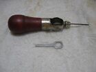 Vintage Collectible Hand Sewing/Stitching Awl/Tool & Wrench Dated March 26,1905
