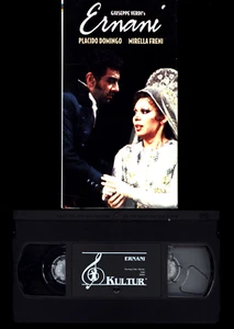 VHS OPERA VERDI ERNANI DOMINGO FRENI BRUSON GHIAUROV - Picture 1 of 2
