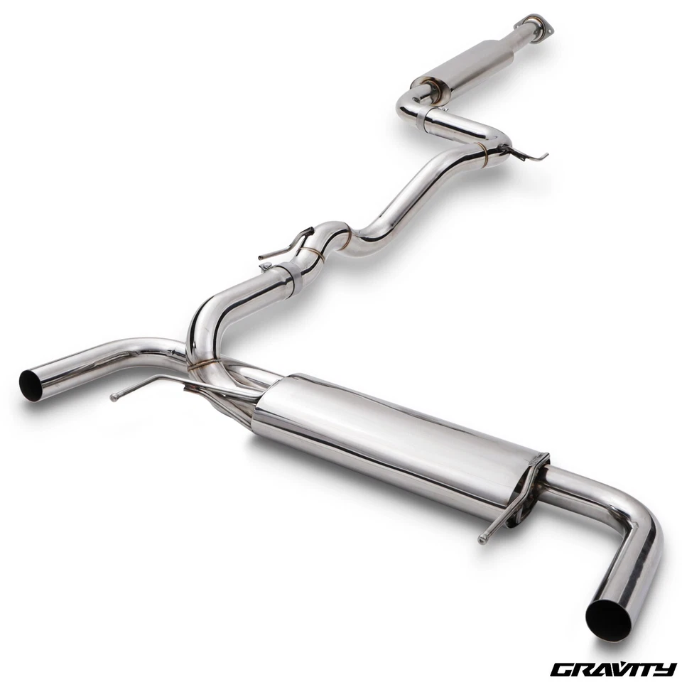 STAINLESS STEEL CAT BACK EXHAUST SYSTEM FOR VAUXHALL ASTRA J VXR GTC 2.0 11-15 - Image 1 of 4