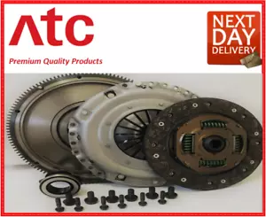 FOR PEUGEOT 206 207 307 308 407 1.6 HDi DUAL TO SOLID FLYWHEEL CLUTCH KIT BEARNG - Picture 1 of 6