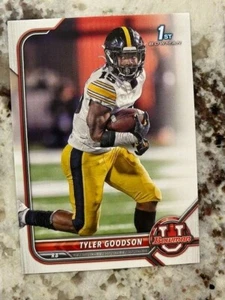2022 BOWMAN UNIVERSITY 1st CARD IOWA HAWKEYES TYLER GOODSON #40 PACKERS - Imagen 1 de 1