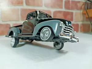 WELLY 1953 CHEVROLET 3100 PICK UP TRUCK LOWRIDER DIECAST 1/24 OOAK - Picture 1 of 24