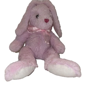 Hobby Lobby Peluche Conejito Conejo Rosa Juguete Suave Peluche Arco Lovey 14” - Imagen 1 de 9