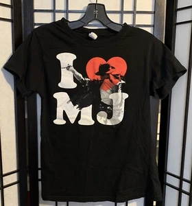 Michael Jackson I Love MJ Tultex Girls XL T-Shirt - Picture 1 of 2