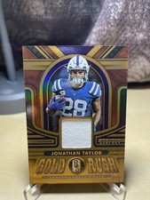 2023 Panini Gold Standard JONATHAN TAYLOR #GR-JT Gold Rush PATCH /299 COLTS