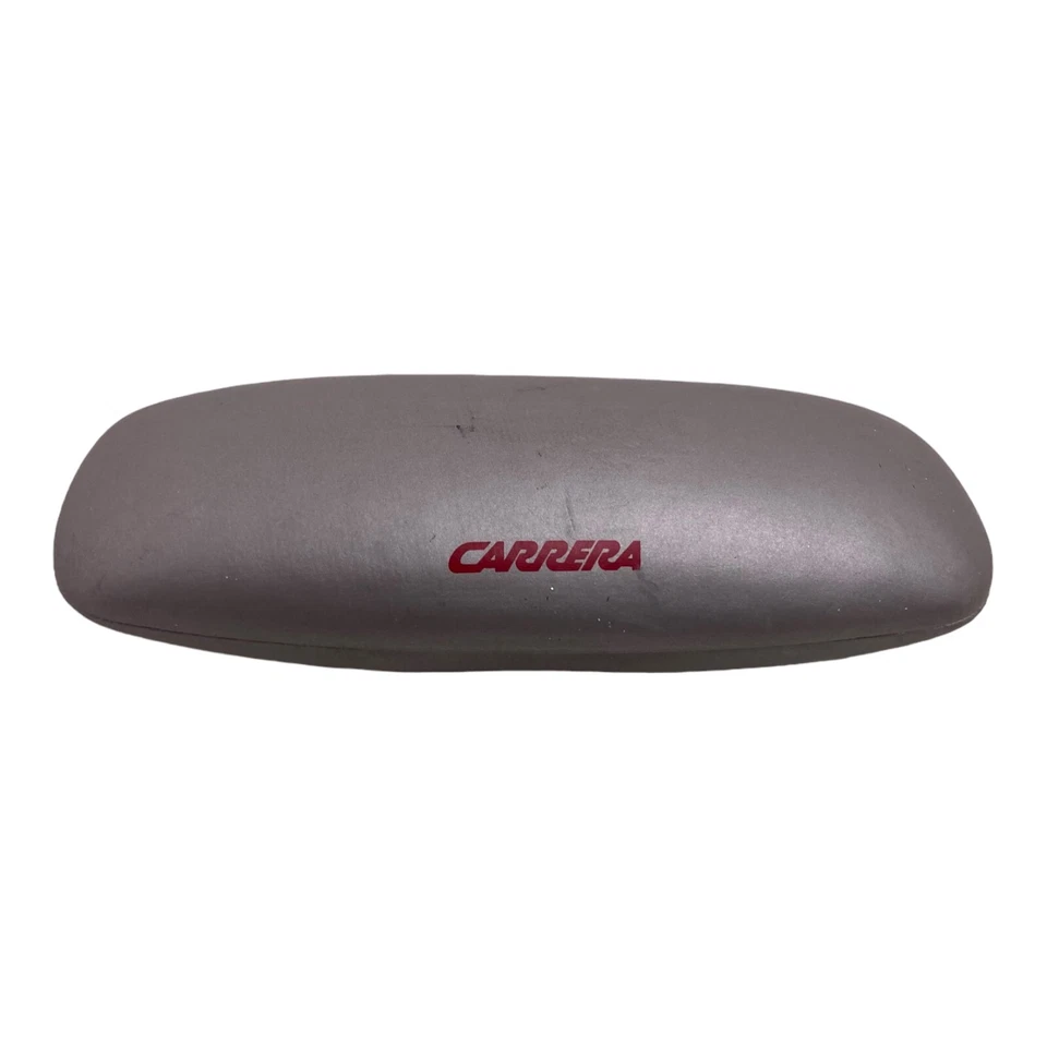 🍌 Carrera Glasses Hard Clamshell Case (L)15cm x (W)4.5cm x (H)3cm SILVER EUC K0 - Image 1 of 4