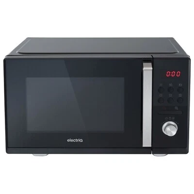 electriQ 26 L Flatbed Microwave 900 W, Two-Stage Cooking & 8 Presets - Image 1 of 4