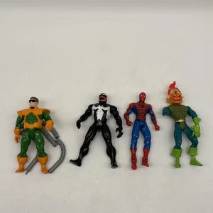 Vintage Toybiz Spiderman Four (4) Figure Incomplete Lot!  - Picture 1 of 21