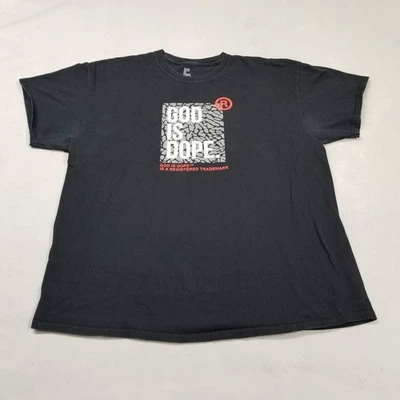 God Is Dope T-Shirt Mens Size XL Black Jesus Tee Religious Short Sleeve - Image 1 of 4