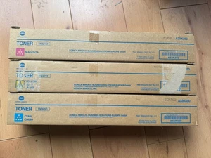 Genuine Konica Minolta TN321M TN321Y TN321C Toner Cartridge - Afbeelding 1 van 1
