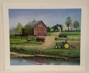 Das Ende einer Ära Fred Thrasher Mail Pouch Tabak Farmall John Deere Traktor - Bild 1 von 7