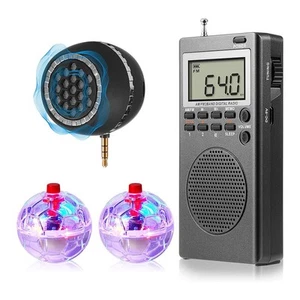 4Pcs Spirit Box Equipment Kit,with 2 LED 1 Spirit Box Speaker Paranormal5526 - Foto 1 di 5