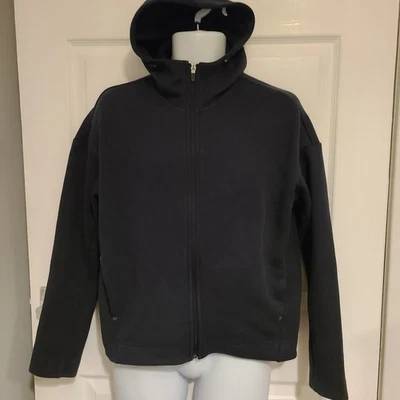 Único - Sudadera con Capucha Azul Marino Cremallera Completa Bolsillo Talla UK L Pre Amada Foto 1 de 4