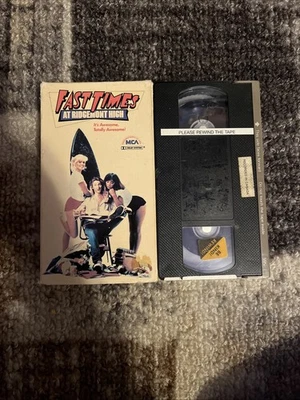 Видеокассета Fast Times At Ridgemont High VHS 1982 комедия MCA - Изображение 1 из 2
