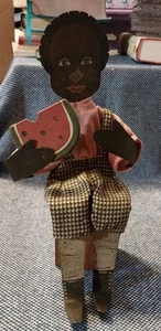 Vintage Tin And Wood Signed "Shadow Dancer"  An American Primitive - Picture 1 of 8