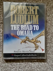 New Sealed Cassette Audio Book, Robert Ludlum, The Road to Omaha - Picture 1 of 4