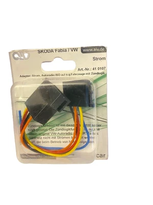 Adaptateur ISO Autoradio – Câble Alimentation  – VW , Skoda Fabia - Photo 1/2