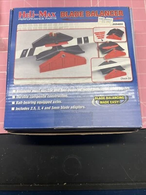 Balanceador de cuchillas Heli Max HMXR4855 COMO SE MUESTRA COMPLETO NUEVO EN PAQUETE Foto 1 de 4
