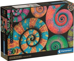 NEW Clementoni Jigsaw Puzzle 500 Pieces 35529 Curly Tails Colorboom Collection - Imagen 1 de 2