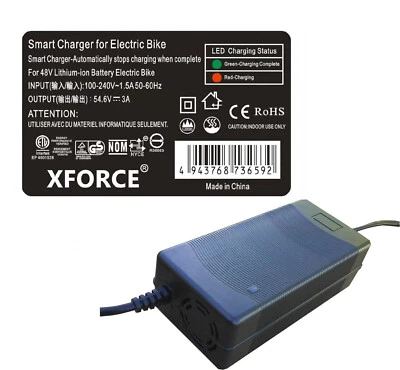 3 Amps Smart Charger for Macfox E-bike X1S x Bs.zay Electric Bike - Image 1 of 4