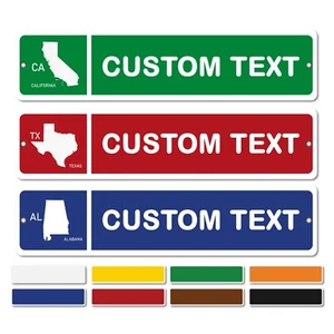 Custom Street Sign - Personalized Aluminum Sign - Custom Metal Sign Address Sign - Picture 1 of 7