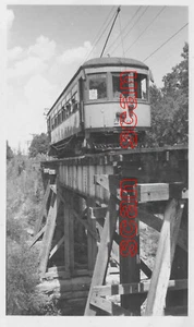 2C351 RP 1940 MONONGAHELA WEST PENN RAILWAYS #272 TRESTLE BRIDGE - Picture 1 of 3